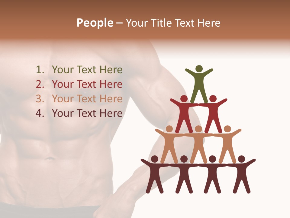 Male Wild White PowerPoint Template