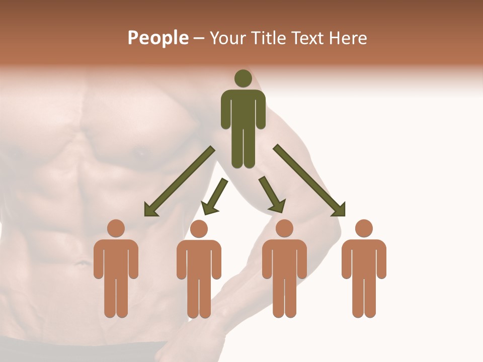 Male Wild White PowerPoint Template