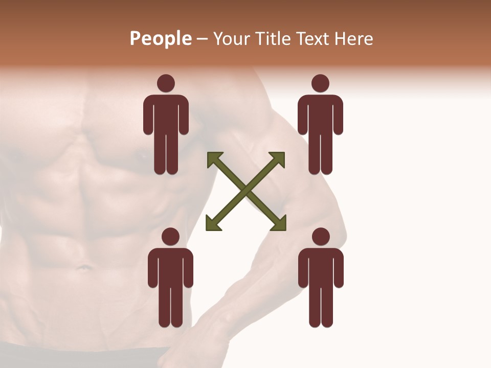 Male Wild White PowerPoint Template