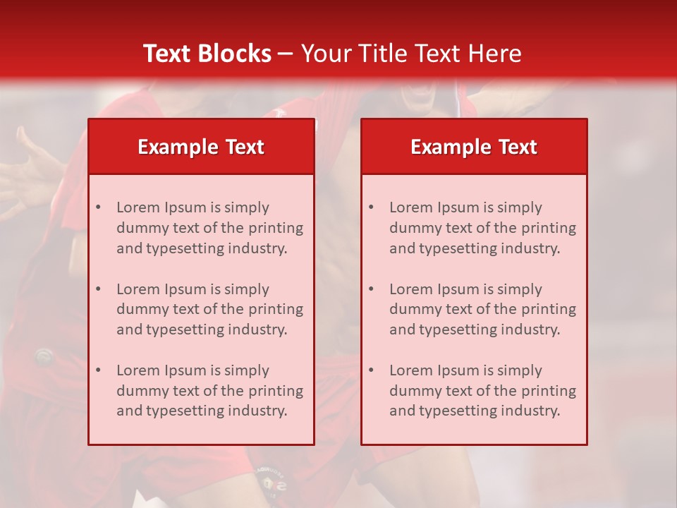 International Midfielder Enjoy PowerPoint Template
