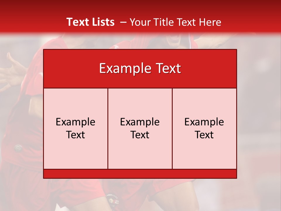International Midfielder Enjoy PowerPoint Template