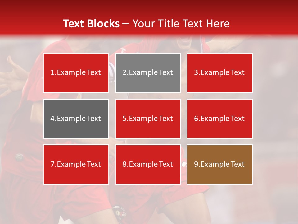 International Midfielder Enjoy PowerPoint Template