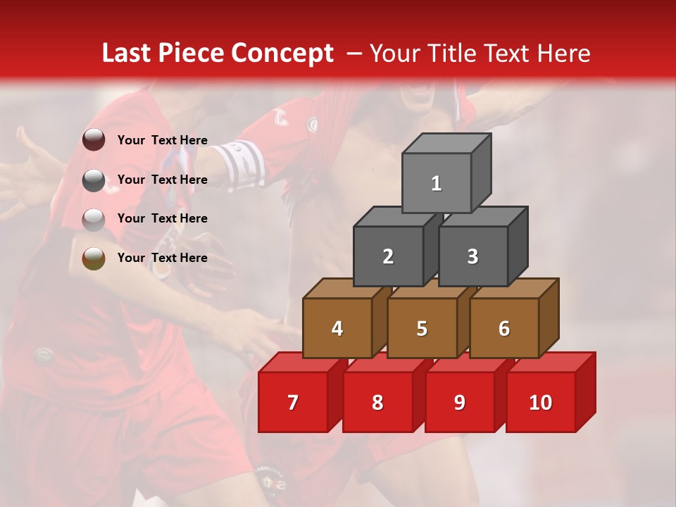 International Midfielder Enjoy PowerPoint Template