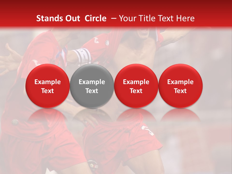 International Midfielder Enjoy PowerPoint Template