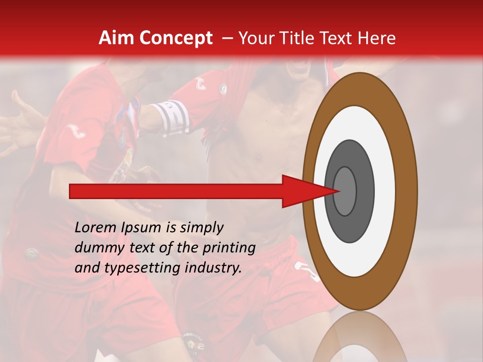 International Midfielder Enjoy PowerPoint Template