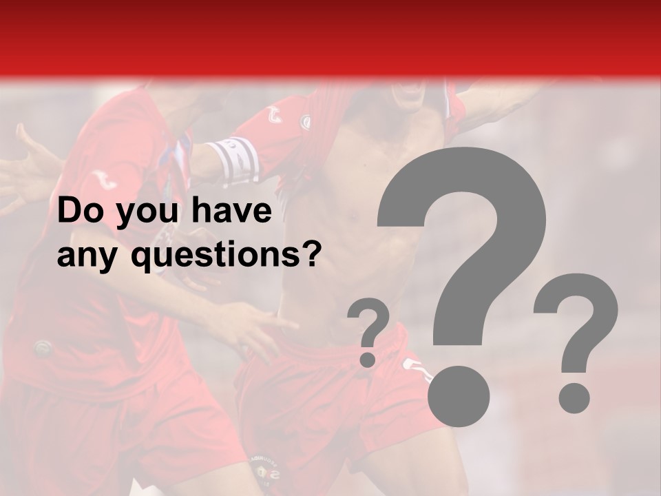 International Midfielder Enjoy PowerPoint Template