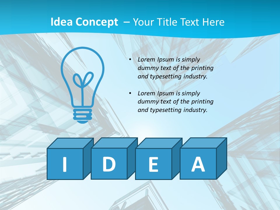 Gift Smile Isolated PowerPoint Template