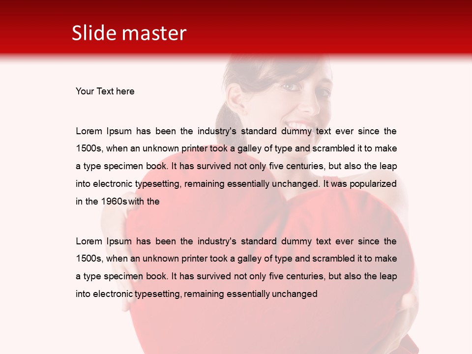 Elegant Closeup Attractive PowerPoint Template