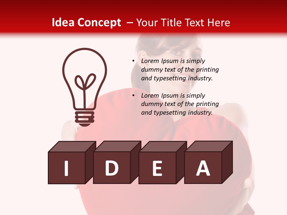 Elegant Closeup Attractive PowerPoint Template