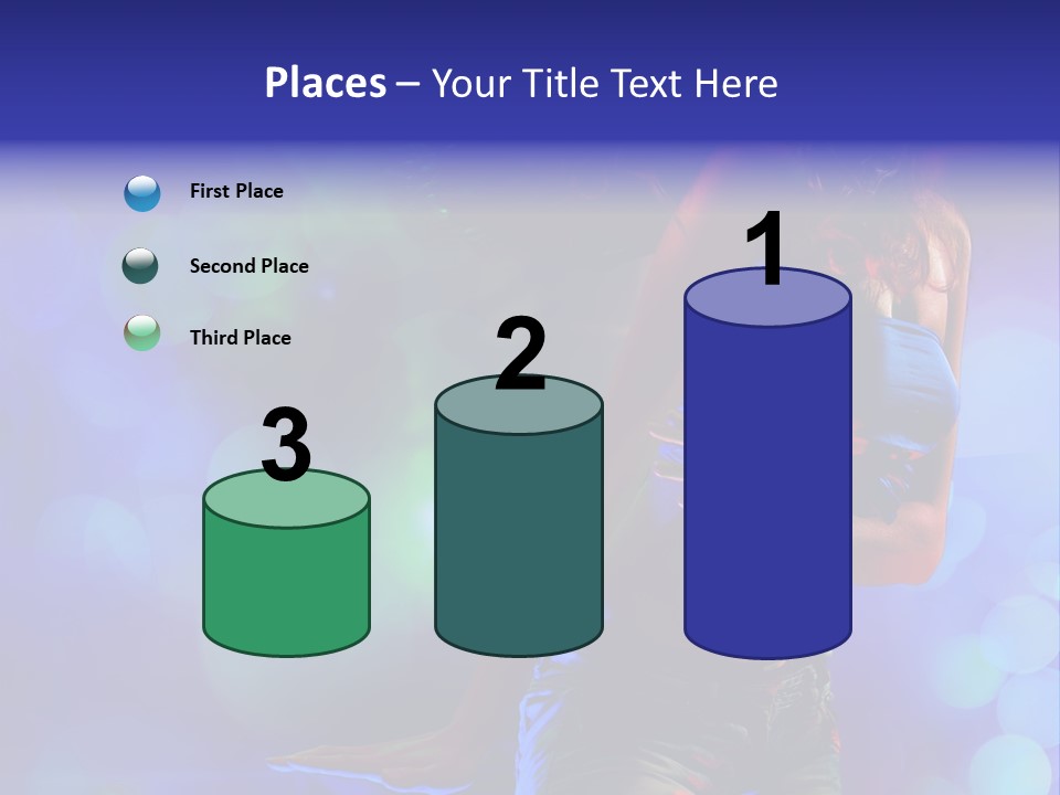 Young Clubbing Screaming PowerPoint Template