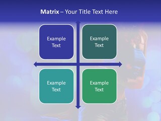 Young Clubbing Screaming PowerPoint Template