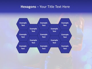 Young Clubbing Screaming PowerPoint Template