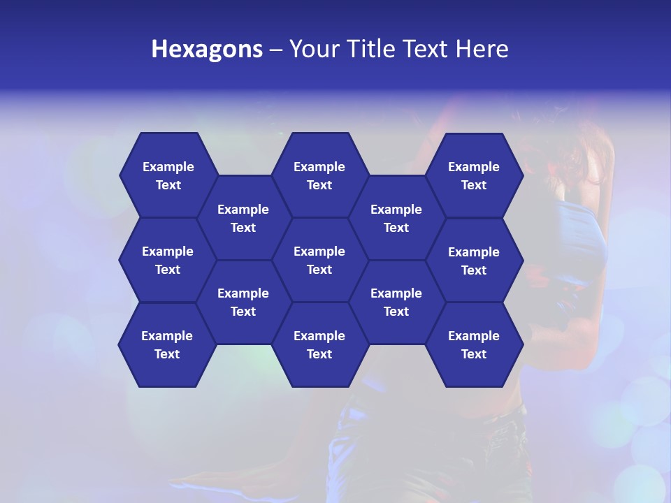 Young Clubbing Screaming PowerPoint Template