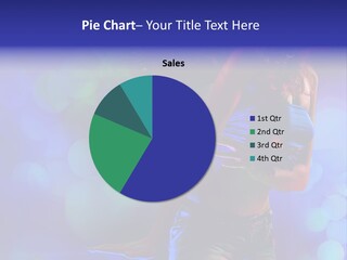 Young Clubbing Screaming PowerPoint Template