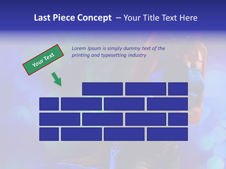 Young Clubbing Screaming PowerPoint Template
