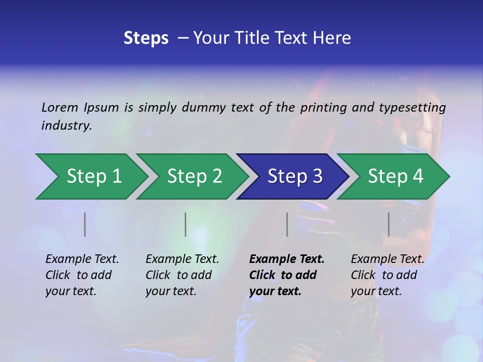 Young Clubbing Screaming PowerPoint Template