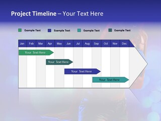 Young Clubbing Screaming PowerPoint Template