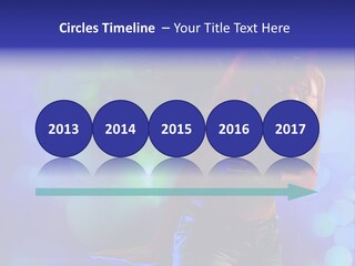 Young Clubbing Screaming PowerPoint Template