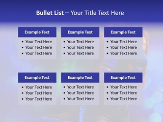 Young Clubbing Screaming PowerPoint Template