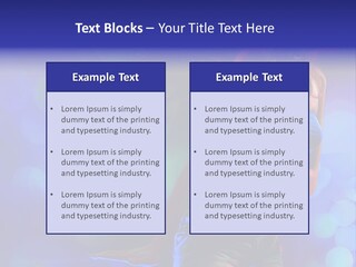 Young Clubbing Screaming PowerPoint Template