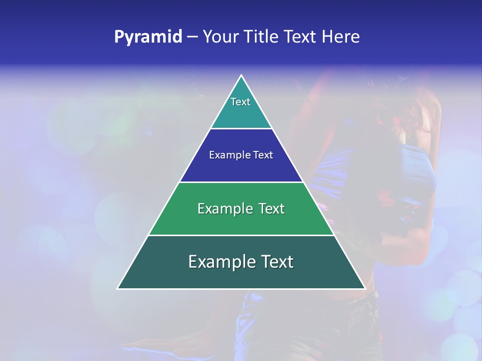 Young Clubbing Screaming PowerPoint Template
