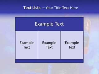 Young Clubbing Screaming PowerPoint Template