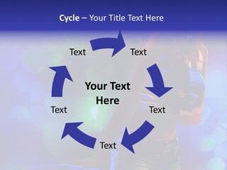 Young Clubbing Screaming PowerPoint Template