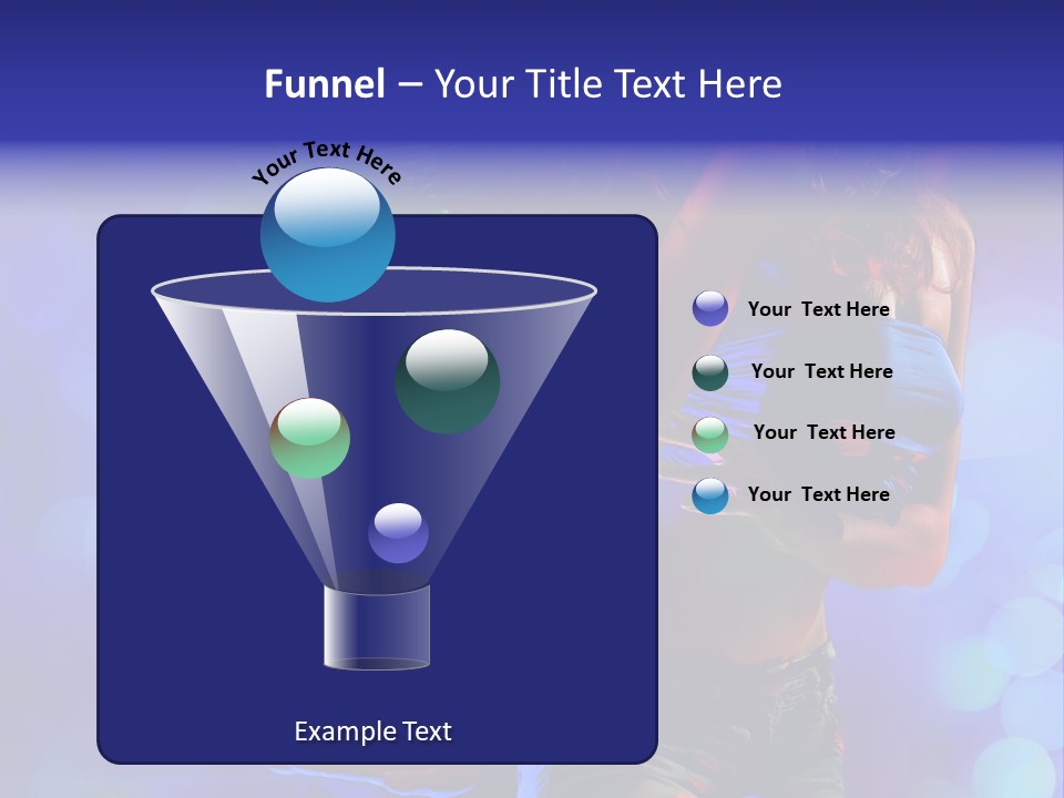 Young Clubbing Screaming PowerPoint Template