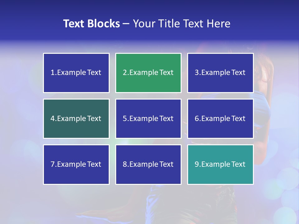 Young Clubbing Screaming PowerPoint Template