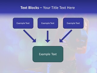Young Clubbing Screaming PowerPoint Template