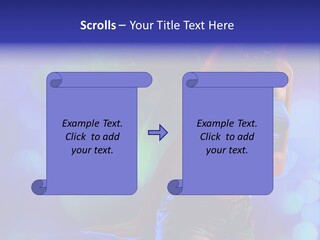 Young Clubbing Screaming PowerPoint Template