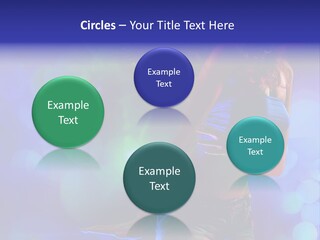 Young Clubbing Screaming PowerPoint Template