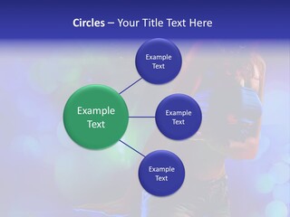 Young Clubbing Screaming PowerPoint Template