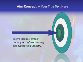Young Clubbing Screaming PowerPoint Template