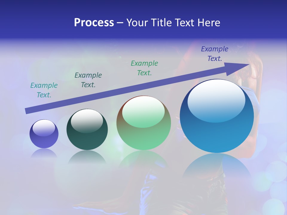 Young Clubbing Screaming PowerPoint Template