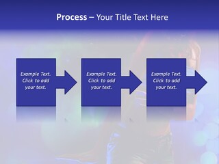 Young Clubbing Screaming PowerPoint Template