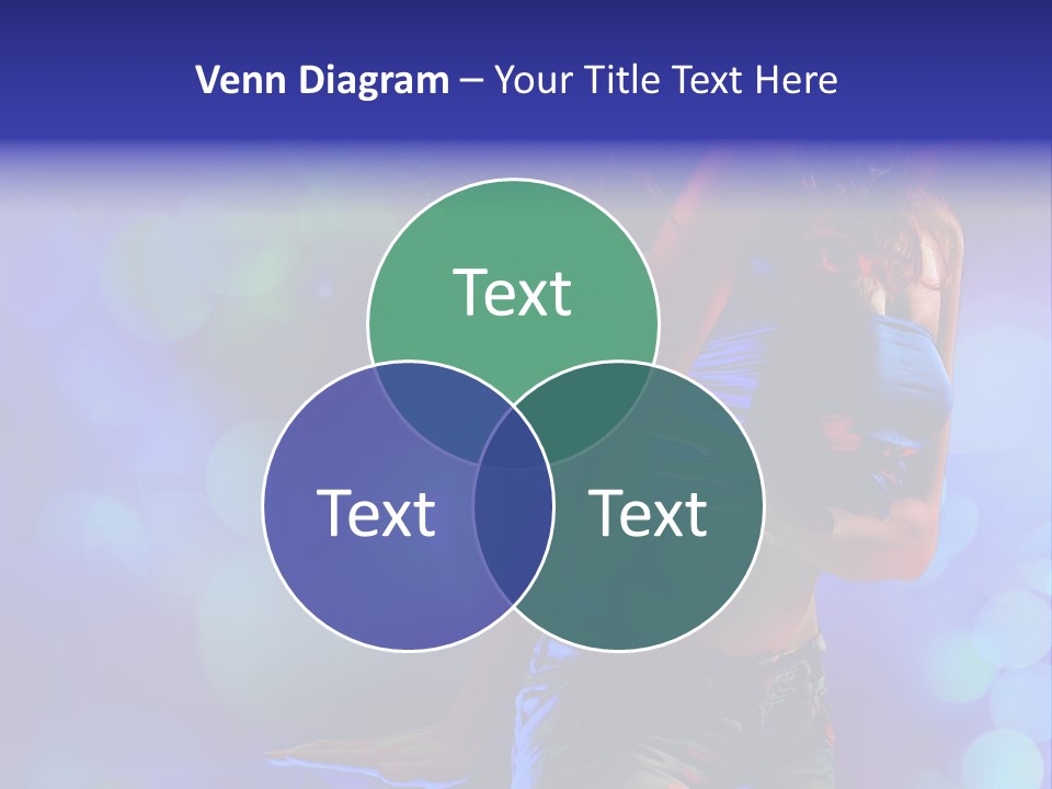 Young Clubbing Screaming PowerPoint Template