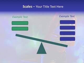 Young Clubbing Screaming PowerPoint Template