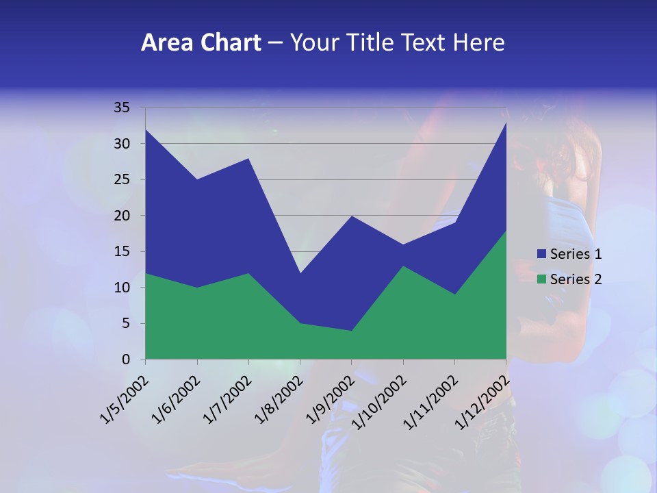 Young Clubbing Screaming PowerPoint Template