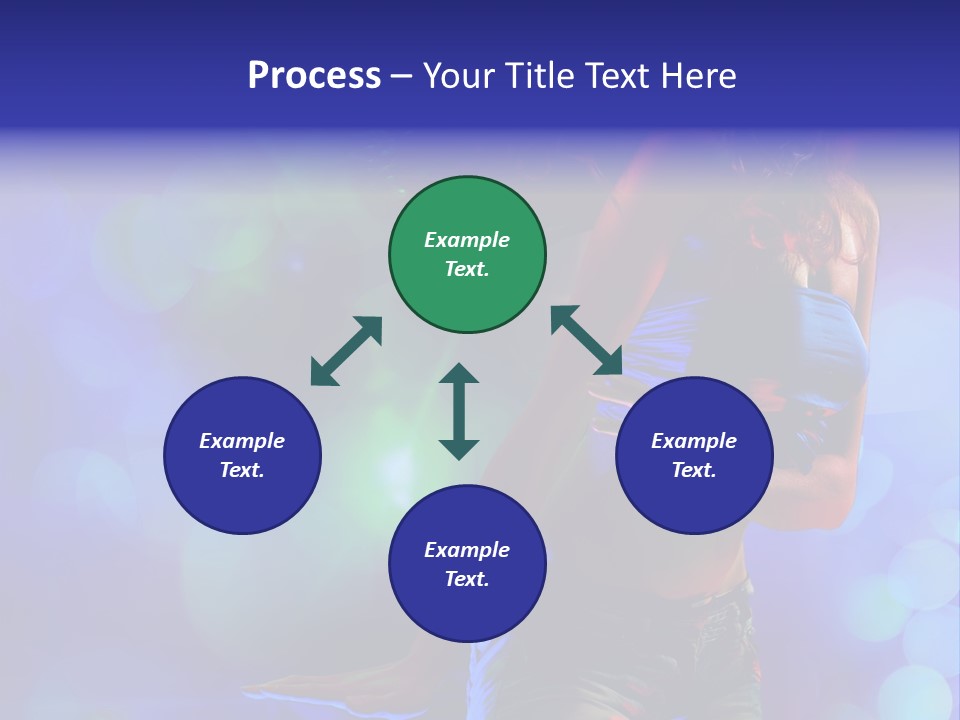 Young Clubbing Screaming PowerPoint Template