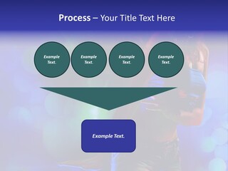 Young Clubbing Screaming PowerPoint Template