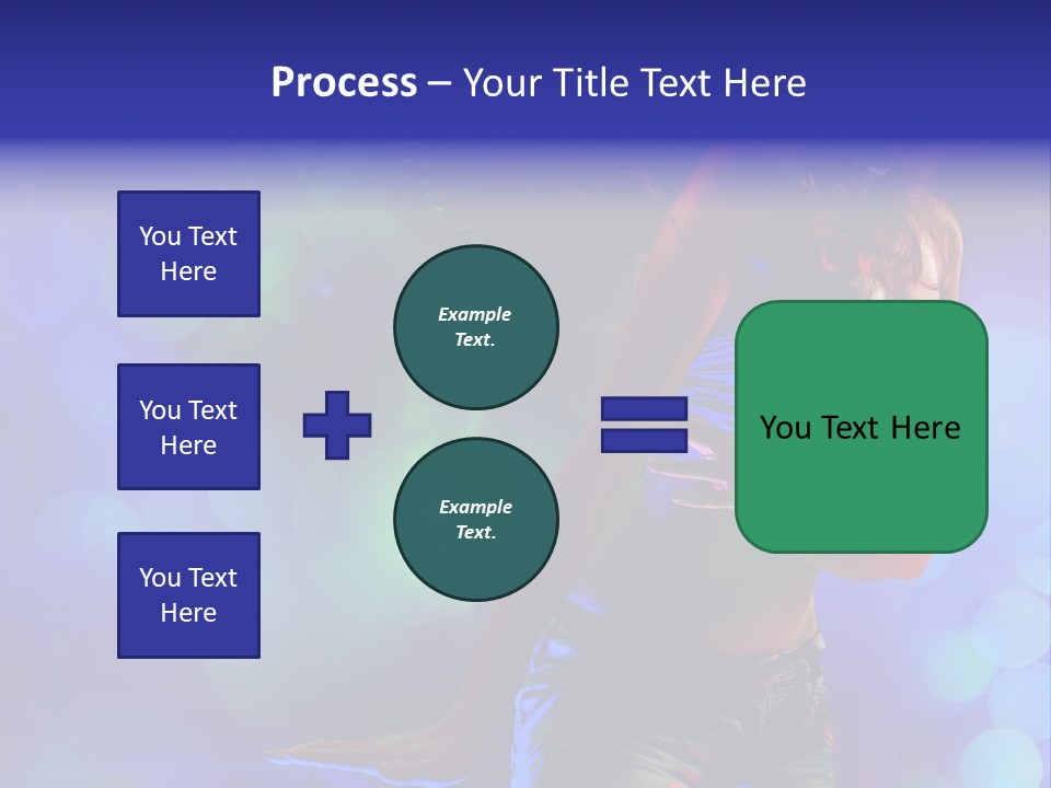 Young Clubbing Screaming PowerPoint Template