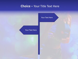 Young Clubbing Screaming PowerPoint Template