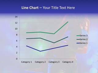 Young Clubbing Screaming PowerPoint Template