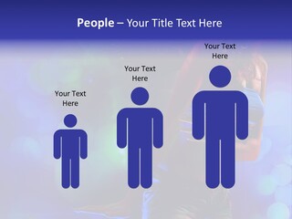 Young Clubbing Screaming PowerPoint Template