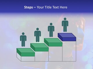 Young Clubbing Screaming PowerPoint Template