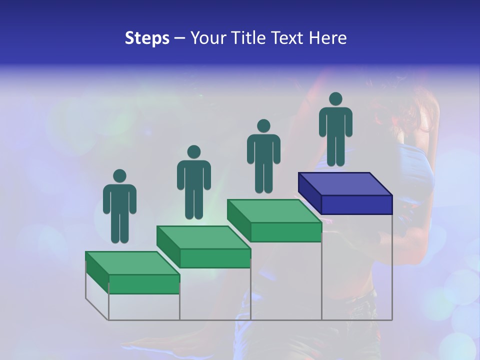 Young Clubbing Screaming PowerPoint Template