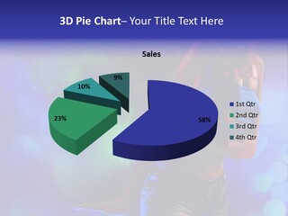 Young Clubbing Screaming PowerPoint Template