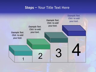 Young Clubbing Screaming PowerPoint Template