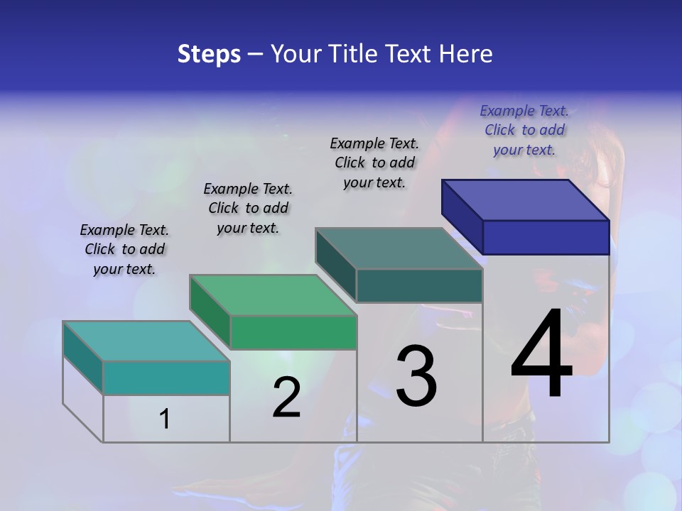 Young Clubbing Screaming PowerPoint Template